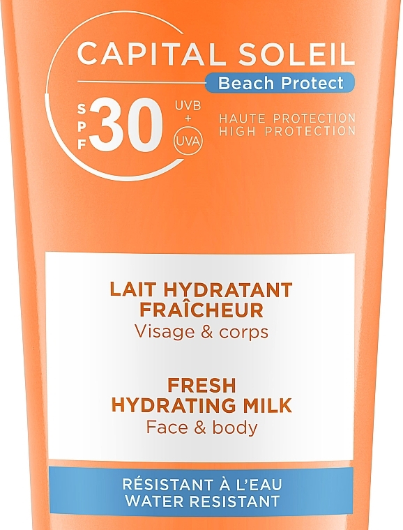 Erfrischende und feuchtigkeitsspendende Sonnenschutzmilch für Körper und Gesicht SPF 30 - Vichy Capital Soleil Hydrating Milk SPF 30 — Bild N3