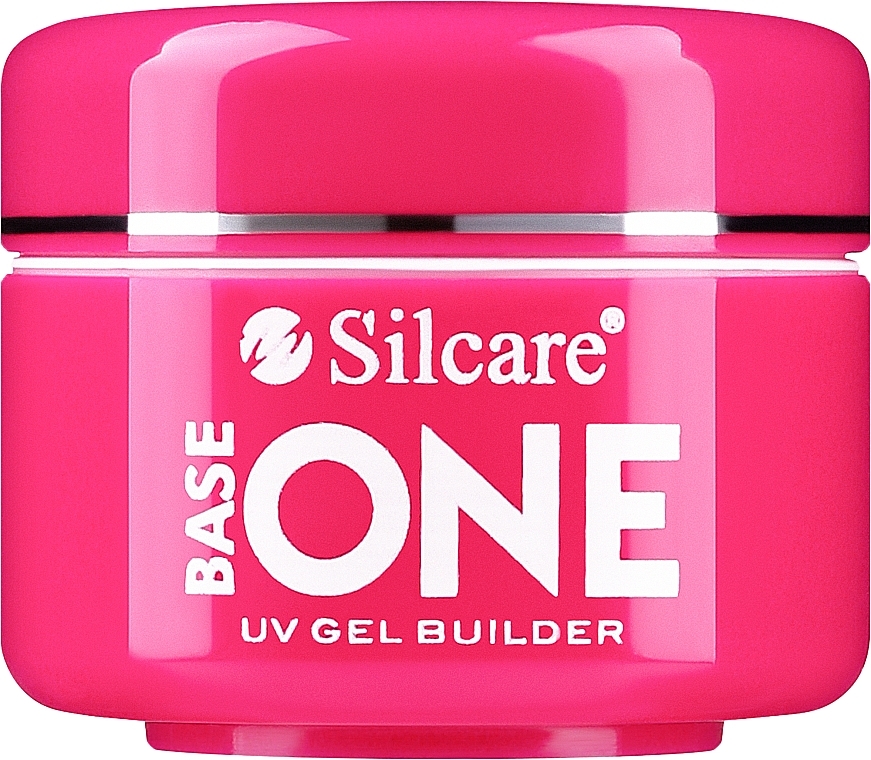 UV Aufbaugel Thick Clear - Silcare Base One Thick Clear — Foto N1