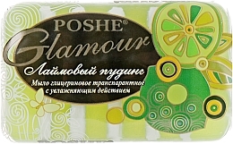 Düfte, Parfümerie und Kosmetik Transparente Glyzerinseife Limettenpudding - Poshe