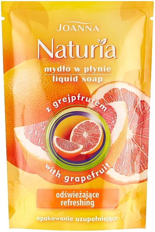 Flüssige Handseife mit Grapefruit - Joanna Naturia Body Grapefruit Liquid Soap (Nachfüller)