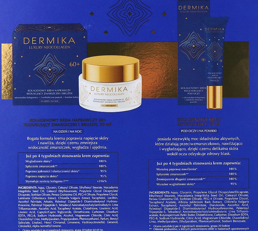 Gesichtspflegeset - Dermika Luxury Neocollagen 60+  — Bild N3