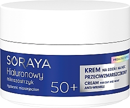 Anti-Falten Gesichtscreme 50+  - Soraya Hyaluronic Microinjection Pro Matrix Peptide Anti-Wrinkle Cream  — Bild N1