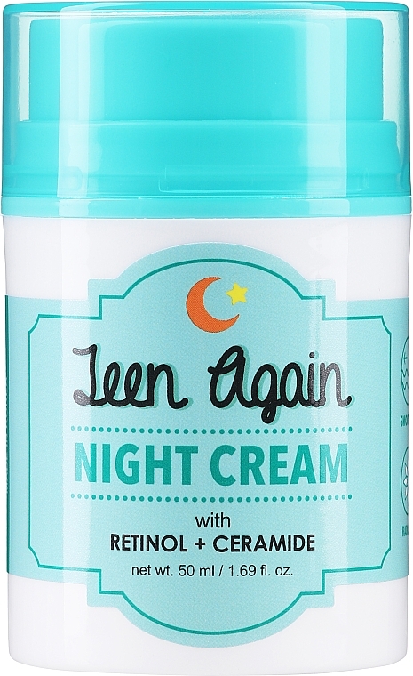 Feuchtigkeitsspendende Gesichtscreme für die Nacht - Look At Me Teen Again Night Cream — Bild N1