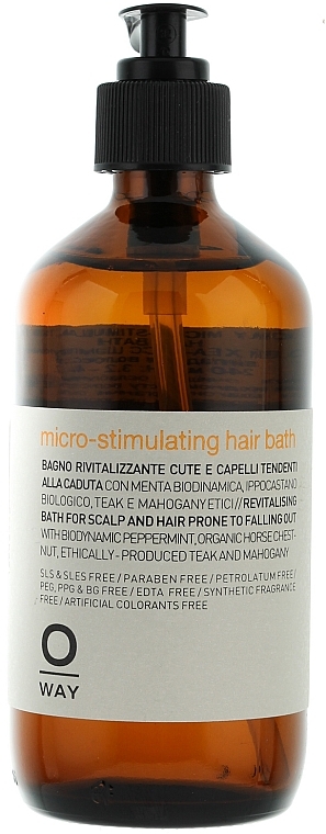 Keratin Shampoo gegen Haarausfall - Rolland Oway Micro-Stimulating Hair Bath — Foto N1