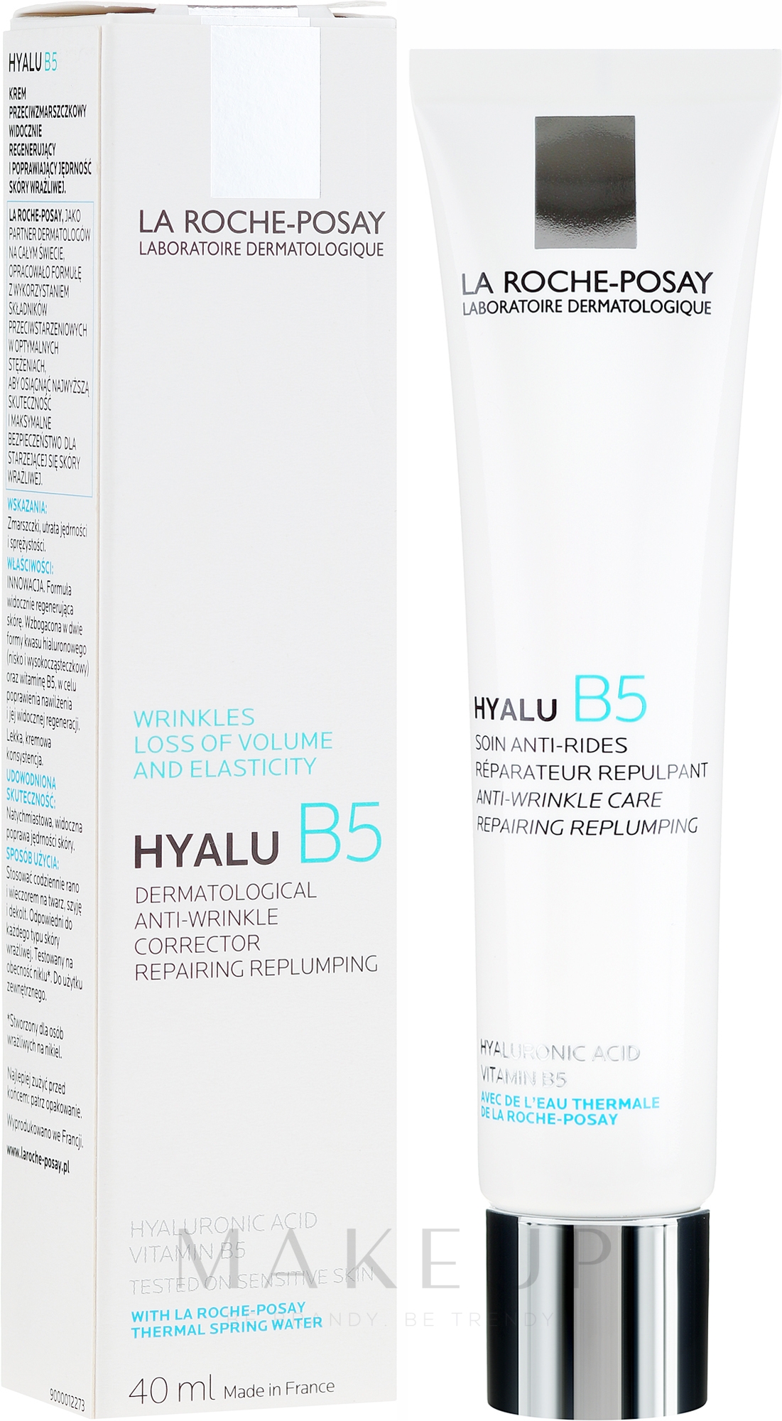 Anti-Falten Gesichtscreme mit Hyaluronsäure und Vitamin B5 - La Roche Posay Hyalu B5 — Bild 40 ml