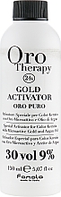 Düfte, Parfümerie und Kosmetik Entwicklerlotion mit goldenen Mikropartikeln und Arganöl 9% - Fanola Oro Gold