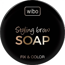 Augenbrauen-Stylingseife - Wibo Styling Brow Soap Fix & Color  — Bild N1