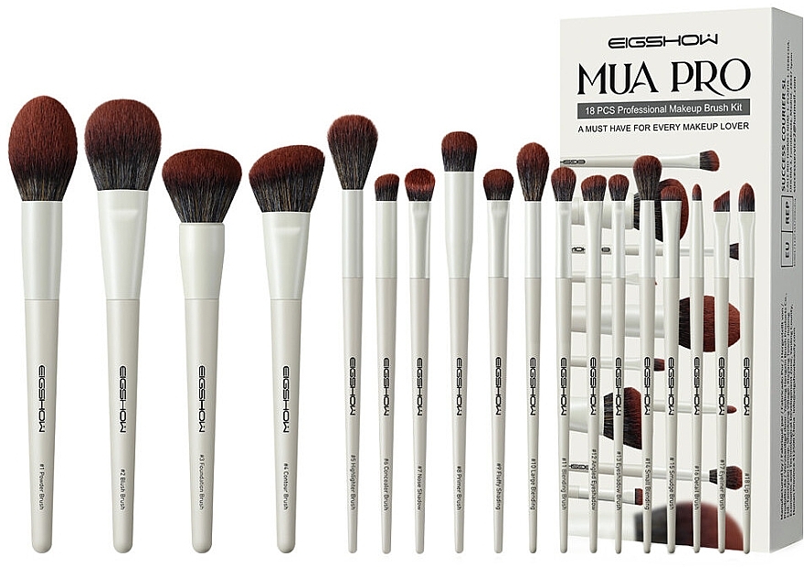 Make-up-Pinselset 18-tlg.  - Eigshow Beauty Mua Pro Series 18 PCS Makeup Brush Kit  — Bild N1