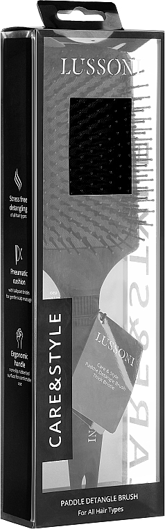 Paddlebürste - Lussoni Large Paddle Detangle Brush — Bild N2