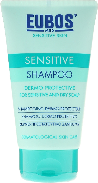 Pflegeshampoo für sensitive und trockene Kopfhaut - Eubos Med Sensitive Shampoo — Bild N1