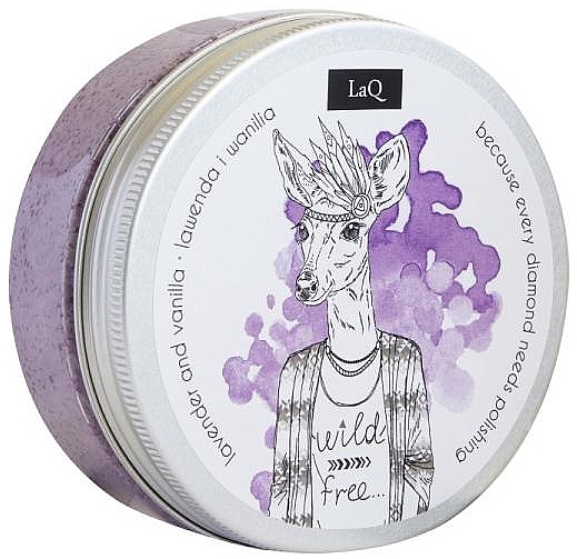 Reinigendes Körperpeeling mit Lavendel und Vanille - LaQ Body Scrub&Wash Peeling lavander And Vanilla — Bild N1