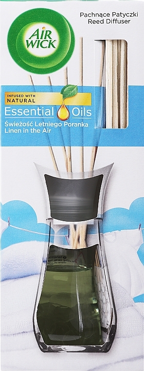 Raumerfrischer Linen In The Air - Air Wick Life Scents Linen In The Air Reed Diffuser — Bild N1