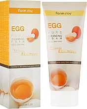 Düfte, Parfümerie und Kosmetik Gesichtsreinigungsschaum mit Ei-Extrakt - FarmStay Pure Cleansing Foam Egg