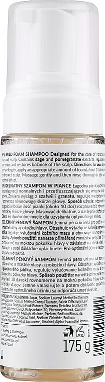 Schaumshampoo für normale bis fettige Kopfhaut - Sessio Green Therapy Mild Foam Shampoo — Bild N2
