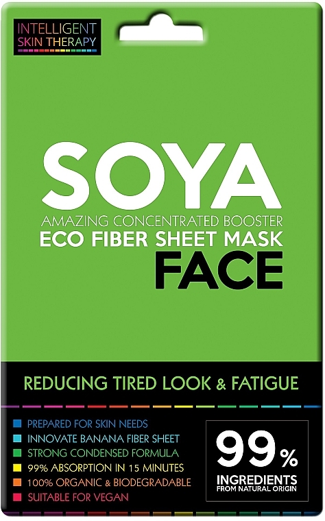 Gesichtsmaske mit Sojaproteinen - Beauty Face Intelligent Skin Therapy Mask — Bild N1