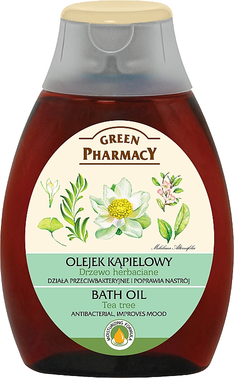 Badeöl mit Extrakt aus Teebaum - Green Pharmacy Tea Tree Bath Oil