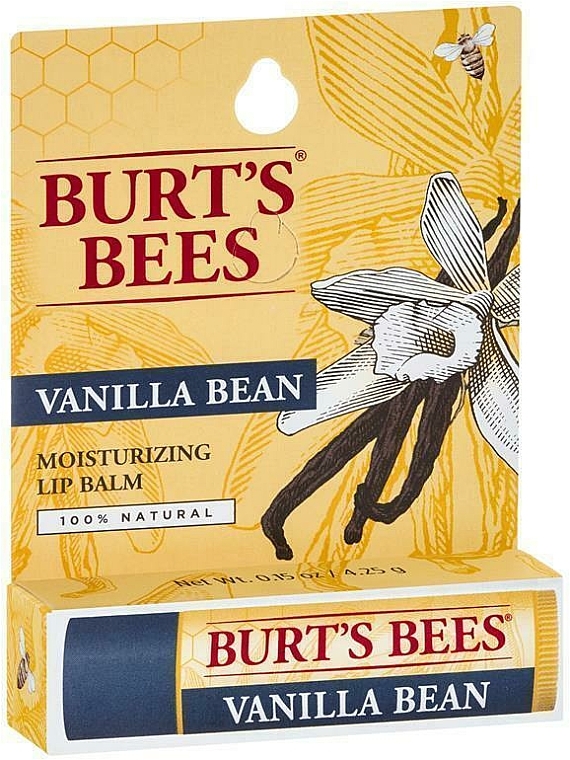 Lippenbalsam - Burt's Bees Vanilla Bean Moisturizing Lip Balm — Bild N1