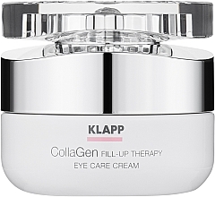 Düfte, Parfümerie und Kosmetik Tonisierende Anti-Aging Augenkonturcreme mit Kollagen - Klapp CollaGen Fill-Up Therapy Eye Care Cream