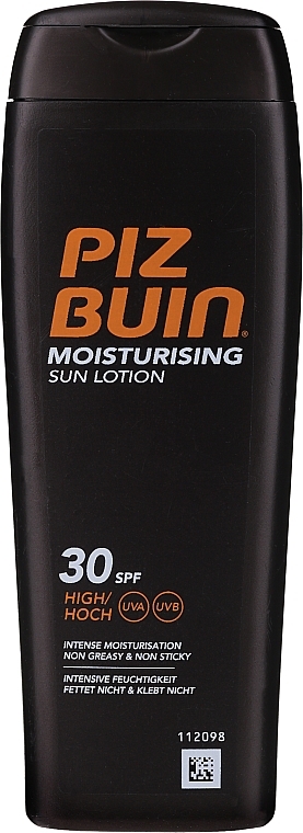 Feuchtigkeitsspendende Sonnenschutz-Körperlotion SPF 30 - Piz Buin Sun Moisturising Sun Lotion SPF30 — Bild N1