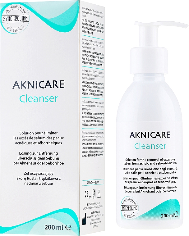Reinigungsgel für das Gesicht - Synchroline Aknicare Cleanser — Bild N1