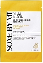 Düfte, Parfümerie und Kosmetik Tuchmaske-Serum für das Gesicht - Some By Mi Yuja Niacin 30 Days Blemish Care Serum Mask