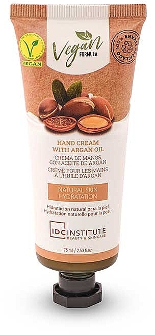 Handcreme Argan - IDC Institute Hand Cream Vegan Formula Argan Oil — Bild N1