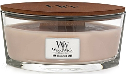 Düfte, Parfümerie und Kosmetik Duftkerze im Glas Vanilla & Sea Salt - Woodwick Sea Salt & Vanilla Scented Candle