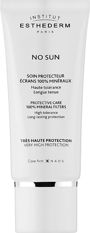 100 % mineralische Schutzcreme für Gesicht und Körper mit hohem UV-Schutz - Institut Esthederm No Sun 100% Mineral Screen Protective Care — Bild N1