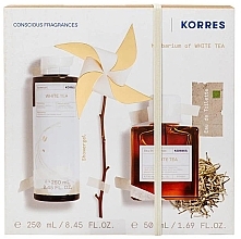 Düfte, Parfümerie und Kosmetik Korres White Tea - Set (Eau de Parfum 50 ml + Duschgel 250 ml)