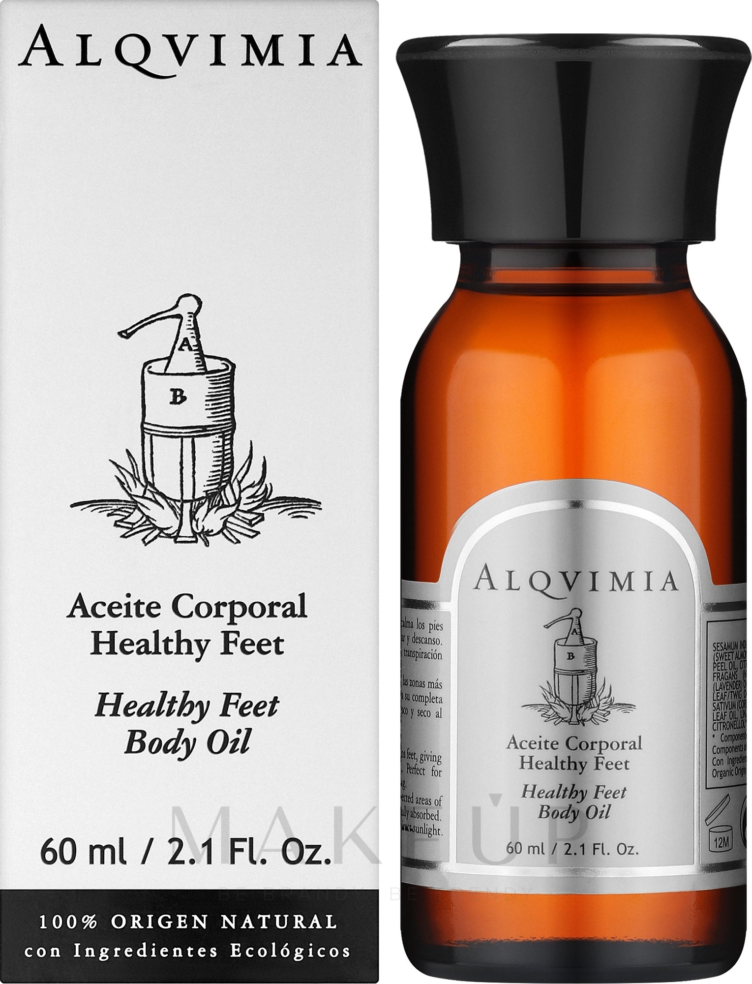 Körperöl Gesunde Füße - Alqvimia Restorative Foot Oil Healthy Feet — Bild 60 ml