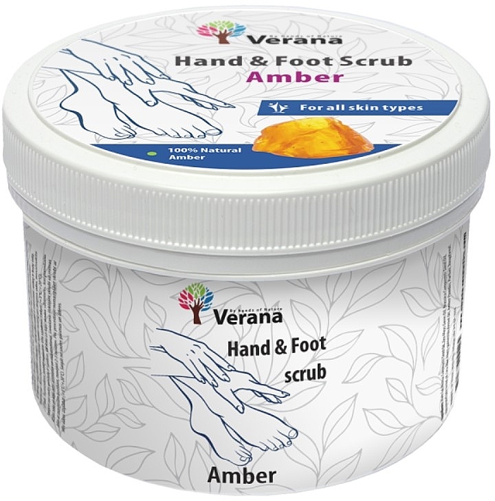 Hand- und Fußpeeling Bernstein - Verana Hand & Foot Scrub Amber  — Bild N1
