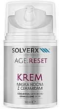 Düfte, Parfümerie und Kosmetik Nachtcreme-Maske mit Ceramiden - Solverx Age Reset Cream-Mask
