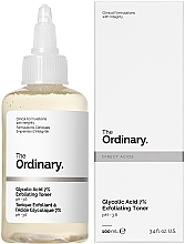 Exfolierendes Gesichtstonikum mit 7% Glykolsäure - The Ordinary Glycolic Acid 7% Exfoliating Toner — Bild N2