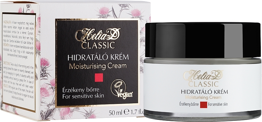 Feuchtigkeitsspendende Gesichtscreme für empfindliche Haut - Helia-D Classic Moisturising Cream For Sensitive Skin — Bild N2