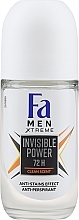 Düfte, Parfümerie und Kosmetik Deo Roll-on Antitranspirant - Fa Men Xtreme Invisible Deodorant