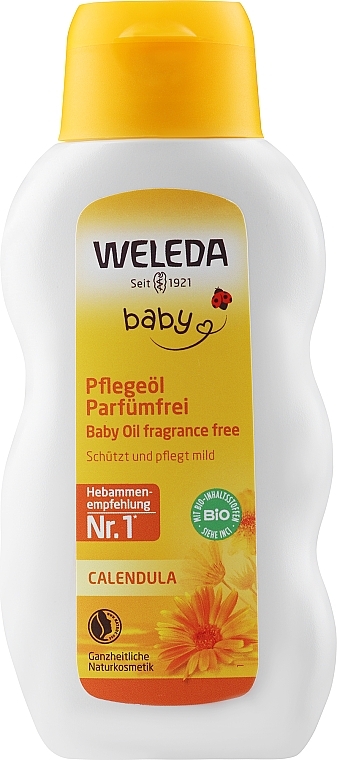 Pflegendes Körperöl mit Ringelblume für Babys und Kinder - Weleda Calendula Pflegeol — Bild N1