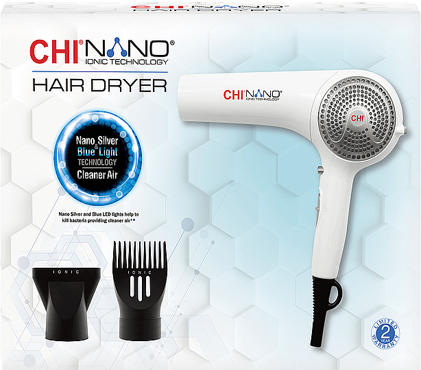 Haartrockner weiß - CHI Nano Hair Dryer — Bild N2