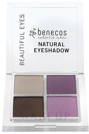 Lidschatten - Benecos Natural Quattro Eyeshadow — Bild Beautiful Eyes