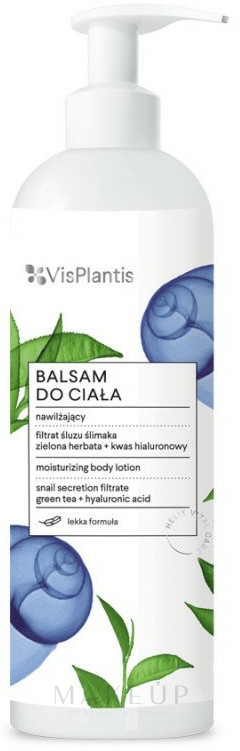 Feuchtigkeitsspendende Körperlotion mit Schneckenschleim - Vis Plantis Helix Vital Care Moisturizing Body Lotion — Foto 400 ml