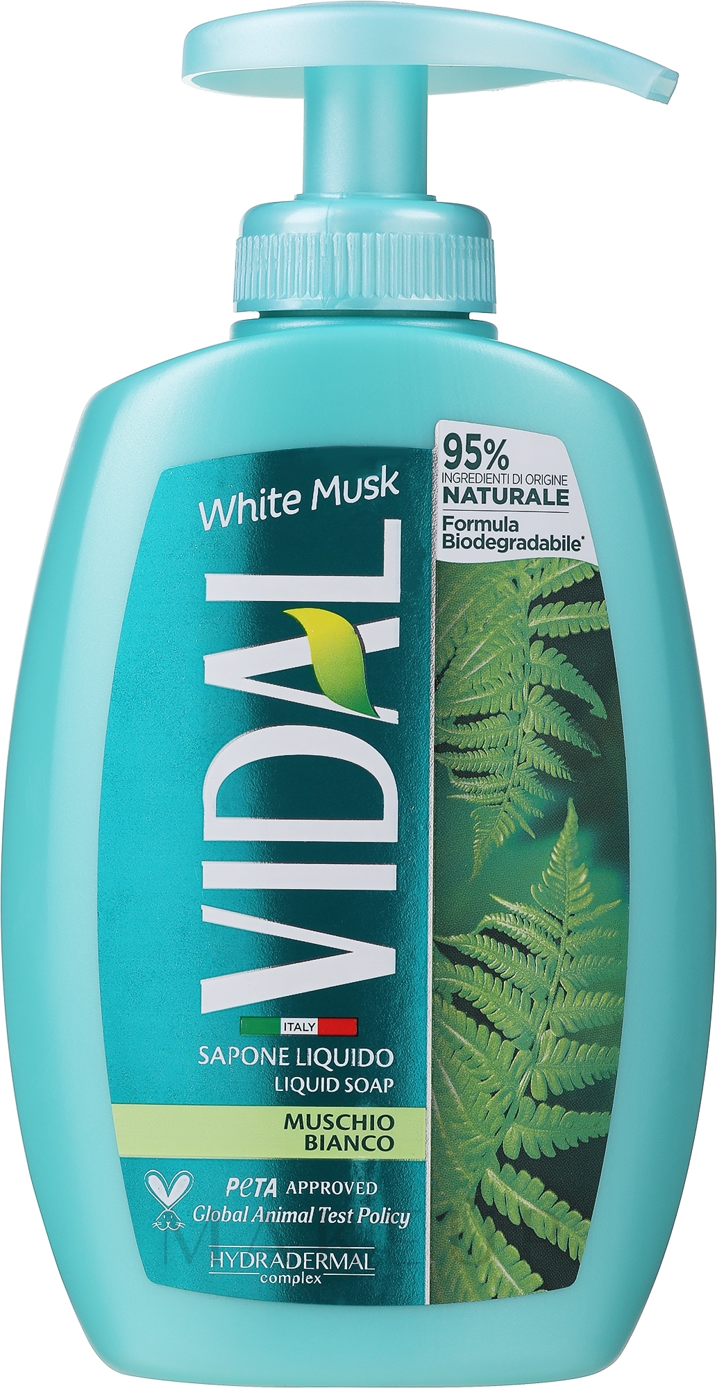 Flüssigseife Weißer Moschus - Vidal Liquid Soap White Musk — Bild 300 ml