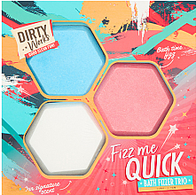 Düfte, Parfümerie und Kosmetik Badeset - Dirty Works Fizz Me Quick Bath Fizzer Trio (Sprudelnde Badebombe 3x80g)