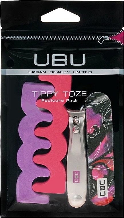 Pediküre-Set Variante 1 - UBU Tippy Toze Pedicure Pack (Nagelknipser 1 St. + Nagelfeile 1 St. + Pediküre Trenner 2 St.) — Bild N2