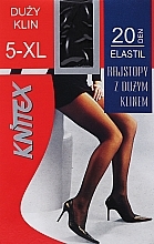Strumpfhose für Damen Elastil 20 Den Nero - Knittex — Bild N4