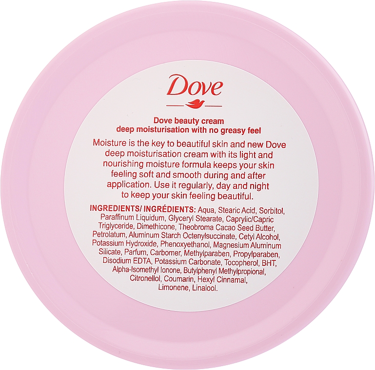 Feuchtigkeitsspendende und pflegende Körpercreme - Dove Beauty Cream — Bild N6
