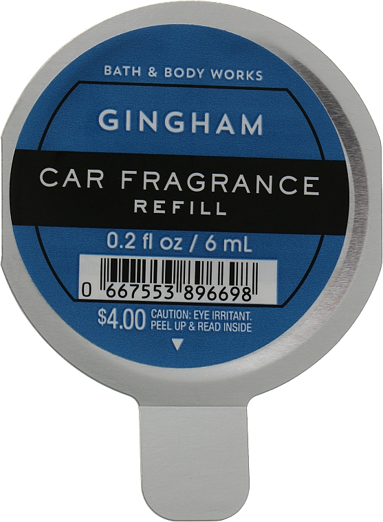 Bath and Body Works Gingham Car Fragrance Refill - Auto-Lufterfrischer (Refill)  — Bild N1