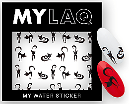Düfte, Parfümerie und Kosmetik Dekorative Nagelsticker Katzen - MylaQ My Water Sticker 2