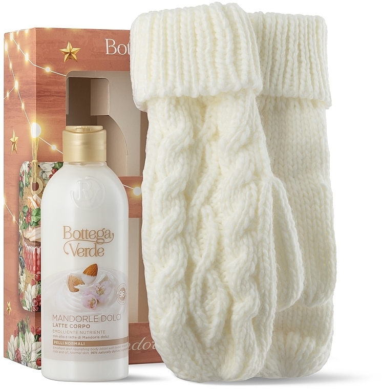 Set - Bottega Verde Mandorle Dolci (b/lot/250ml + mittens) — Bild N2