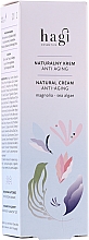 Düfte, Parfümerie und Kosmetik Natürliche Anti-Aging Gesichtscreme mit Magnolie und Meeresalgen - Hagi Natural Face Cream Anti-aging