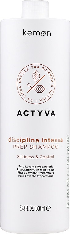 Reinigendes Pre-Shampoo - Kemon Actyva Disciplina Intensa Prep Shampoo — Bild N1