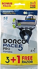 Rasierer 3+1 - Dorco Pace 5 PRO Portable — Bild N1